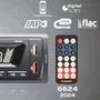 Auto Rádio Som Mp3 Player Bluetooth Fm Usb Controle First Option 6624