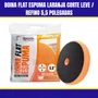 Boina Espuma Laranja Flat Corte Leve e Refino 5,5 Polegadas LINCOLN
