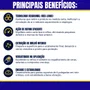 Boina Espuma Laranja Refino 6 Polegadas Hex