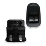 Botão Interruptor Vidro Elétrico Peugeot 206 207 Duplo Lado Esquerdo Fundo Preto