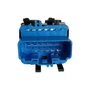 Botão Interruptor Vidro Elétrico Sandero Logan Duster Fluence Megane Duplo Fundo Azul
