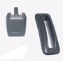 Botão Trava Banco Com Moldura Gol Parati Saveiro 1980 a 1994 Cinza 