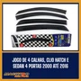 Calha De Chuva Clio Hatch e Sedan 2000 a 2016 4 Portas UPGRADE