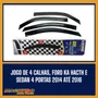 Calha De Chuva Ford Ka Hatch e Sedan 2014 a 2016 4 Portas UPGRADE