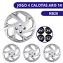 Calota Aro 14 HB20 2024 Prata Cubo Baixo