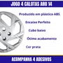 Calota Aro 14 HB20 2024 Prata Cubo Baixo