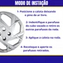 Calota Aro 14 HB20 2024 Prata Cubo Baixo