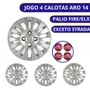 Calota Aro 14 Palido Attractive 2010 a 2012 Cubo Baixo