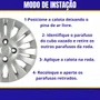 Calota Aro 14 Palido Attractive 2010 a 2012 Cubo Baixo