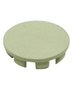 Calotinha Centro Tampa Roda 58mm Com Rebaixo Reta 1 Unidade Branco 