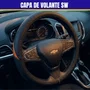 Capa De Volante  Preta/Prata - Preta/Azul- Preta/Vermelha SW