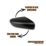 Capa Do Retrovisor Onix Plus 2020 A 2022 Preta Sem Furo Direita
