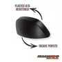 Capa Retrovisor Externo Celta Prisma Meriva 2006 a 2014 Preto Esquerdo Motorista