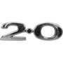 Emblema 2.0 Cromado Linha Ford Focus 2008 a 2013 