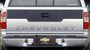 Emblema Faixa Logo Marca Chevrolet Tampa Traseira S10 2009 a 2012 Preta Degradê
