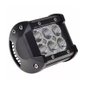 Farol Auxiliar Milha Auxiliar Led  Universal Quadrado 12/24v 18W 6 Leds 6000k 
