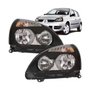 Farol Clio 03 a 12 Mascara Negra Esquerdo