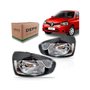 Farol Clio 2013 a 2016 Mascara Negra Foco Simples Lado Direito Caroneiro
