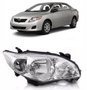 Farol Corolla 2008 a 2011 Máscara Cromada Direito Caroneiro