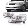 Farol Corolla Fielder 2003 a 2008 Cromado Esquerdo TYC