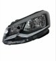 Farol Gol Saveiro Voyage G7 2016 a 2018 Máscara Negra Friso Cromado Foco Simples Esquerdo Motorista TYC