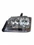 Farol S10 Blazer 2001 a 2011 Mascara Cromado Foco Duplo Pisca Cristal Lado Direito Caroneiro