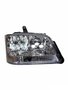 Farol S10 Blazer 2001 a 2011 Mascara Cromado Foco Duplo Pisca Cristal Lado Esquerdo 