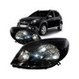 Farol Sandero 2012 a 2014 Máscara Negra Esquerdo Motorista DEPO