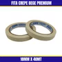 Fita Crepe Bege Premium 18 X 40