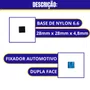 Fixador Para Abracadeira De Nylon Com Dupla Face 50PC