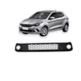 Grade central Inferior Argo 2017 A 2021 Preto C/Friso Preto