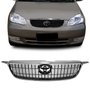 Grade Dianteira Radiador Corolla Fielder 2003 a 2008 Preta Moldura Cromada