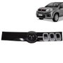 Grade Dianteira Radiador Uno 2015 a 2016 Preto Brilhoso Com Aplique Cinza