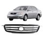 Grade Dianteiro Radiador Corolla Fielder 03 a 08 Cinza Com Friso Cromado XEI
