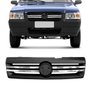 Grade Dianteiro Radiador Uno Fiorino Fire 06 a 13 Preto Com Friso Cromado 