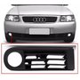 Grade Milha Parachoque Dianteiro Audi A3  2001 a 2006 Com Furo Preto Direito