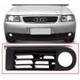 Grade Milha Parachoque Dianteiro Audi A3  2001 a 2006 Com Furo Preto Esquerdo