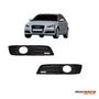 Grade Milha Parachoque Dianteiro Audi A3  2009 a 2012 Com Furo Preto Direito Carona
