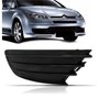 Grade Milha Parachoque Dianteiro C4 Pallas Hatch 2008 a 2013 Sem Furo Preto Direito