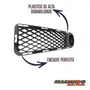 Grade Milha Parachoque Dianteiro Gol Parati Saveiro G3 00 a 02 Sem Furo Preto Esquerdo