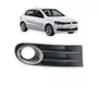 Grade Milha Parachoque Dianteiro Gol Saveiro Voyage G5 2008 a 2013 Com Furo Arco Cromado Esquerdo