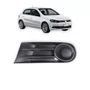Grade Milha Parachoque Dianteiro Gol Saveiro Voyage G5 2008 a 2013 Sem Furo Preto Esquerdo