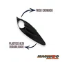 Grade Milha Parachoque Dianteiro New Fiesta 2013 a 2017 Com Furo Preto Arco Cromado Direito