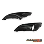 Grade Milha Parachoque Dianteiro New Fiesta 2013 a 2017 Com Furo Preto Arco Cromado Direito