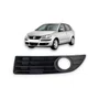 Grade Milha Parachoque Dianteiro Polo 2007 a 2011 Com Furo Preto Esquerdo