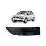 Grade Milha Parachoque Dianteiro Polo 2007 a 2011 Sem Furo Preto Direito