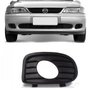 Grade Milha Parachoque Dianteiro Vectra 2000 a 2002 Com Furo Preto Esquerdo Motorista