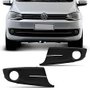 Grade Moldura Farol Milha Fox Spacefox 2010 a 2014 Preto Com Friso Cromado Com Furo Milha Lado Esquerdo Motorista 