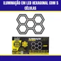 Iluminação Em Led Hexagonal Com 5 Células 