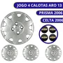 Jogo Calota Aro 13 Chevrolet Celta Prisma 2006 Até 2015